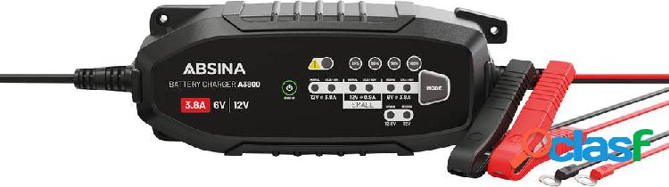 Absina 301008 301008 Caricatore automatico 6 V, 12 V 3.8 A