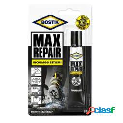 Adesivo Bostik Max Repair - universale - 20 gr - trasparente