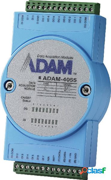 Advantech ADAM-4055 Modulo I/O DI/O, Modbus Numero I/O: 16