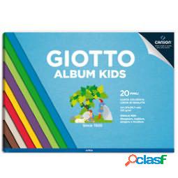 Album Kids Carta Carta colorata 2+ - A4 - 120gr - 20 fogli -