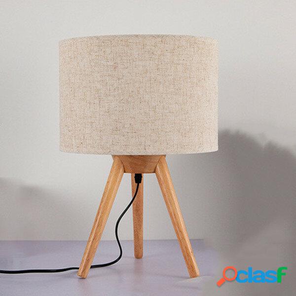 American LED Creative Personality Bedroom Bedside Wooden