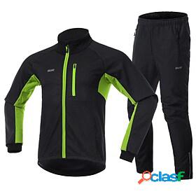 Arsuxeo Mens Cycling Jacket with Pants Long Sleeve Mountain