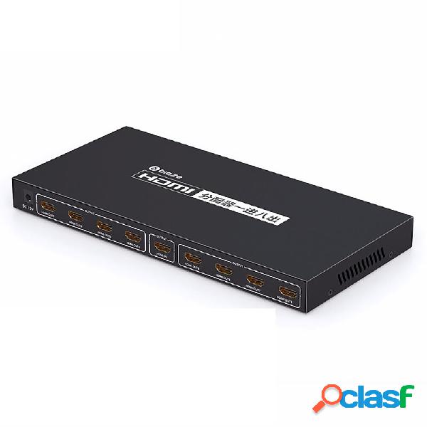 BIAZE ZH118 1 in 8 out HDMI-compatibility Splitter 4K/30Hz