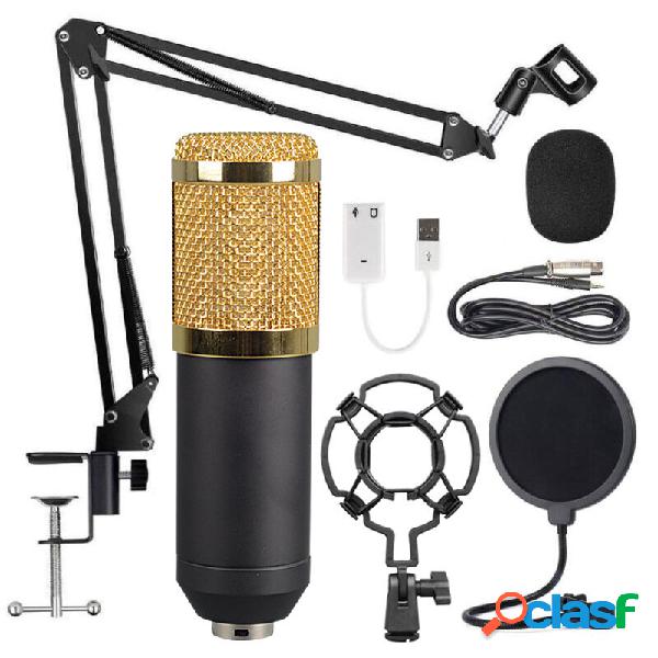 BM-800 Large Diaphragm Condenser Microphone Set for Online