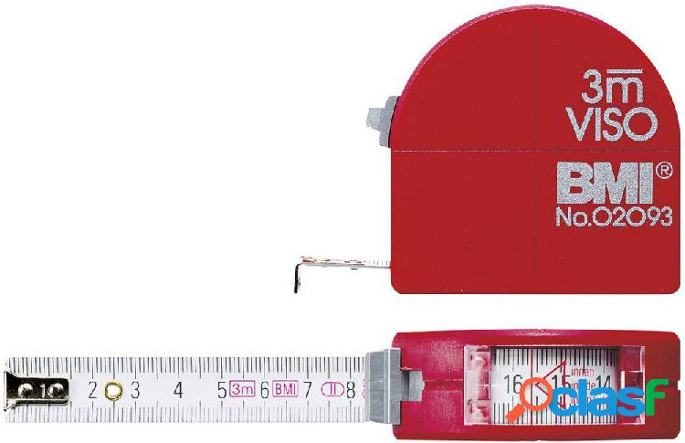 BMI Viso 405341010 Metro a nastro 3 m Acciaio