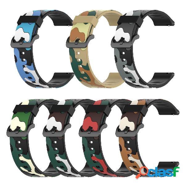 Bakeey 20 / 22 mm Universal Camouflage Replacement Silicone