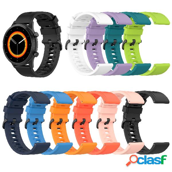 Bakeey 20/22mm Pure Color Sweatproof Soft Silicone Watch
