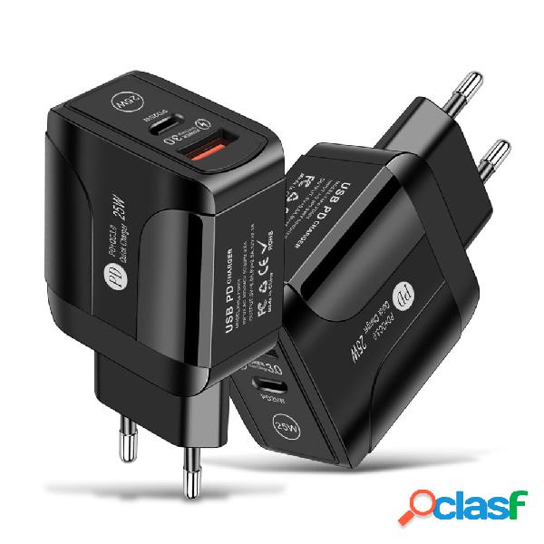 Bakeey 25W 2-Port USB PD Charger PD3.0 QC3.0 FCP SCP Fast