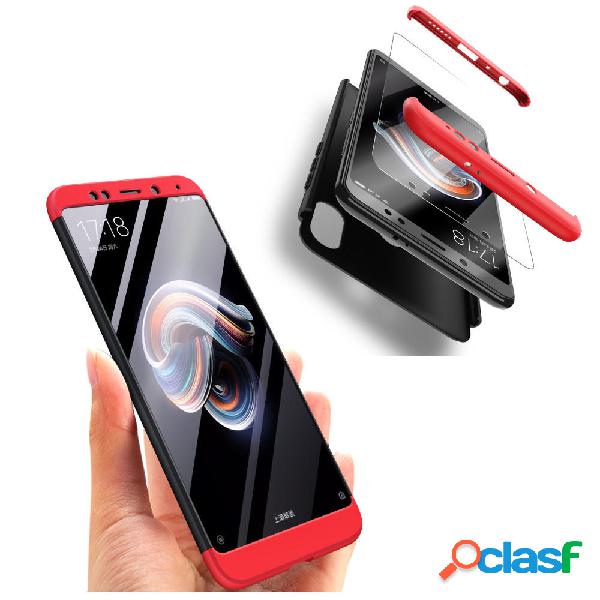 Bakeey™ 3 in 1 360° Full Protective Case+Tempered Glass