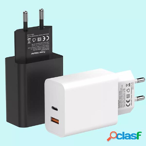 Bakeey 30W 2-Port USB PD Charger Adapter USB-C PD & USB-A