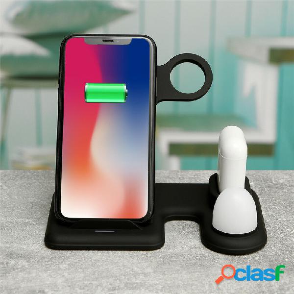 Bakeey 4 In 1 Wireless Charger 10W/7.5W/5W Night Light Quick