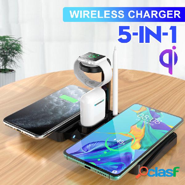 Bakeey 5-in-1 10W Wireless Charger Fast Charging Pad For