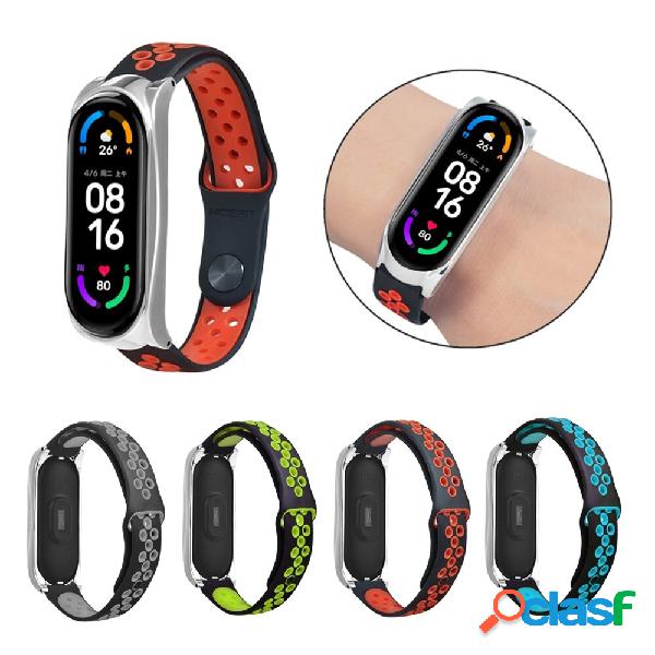 Bakeey Comfortable Breathable Silicone Watch Band Strap
