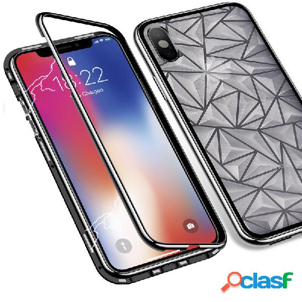 Bakeey Diamond Pattern Magnetic Adsorption Full Body