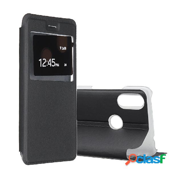 Bakeey Flip With Window Shockproof PU Leather Full Body