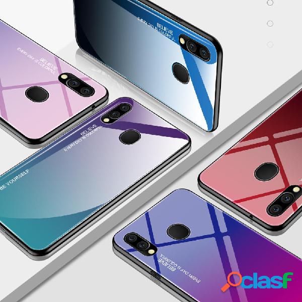 Bakeey Gradient Tempered Glass Protective Case For Samsung