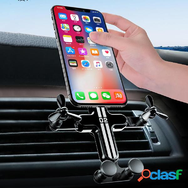 Bakeey Gravity Linkage Automatic Lock Air Vent Car Phone