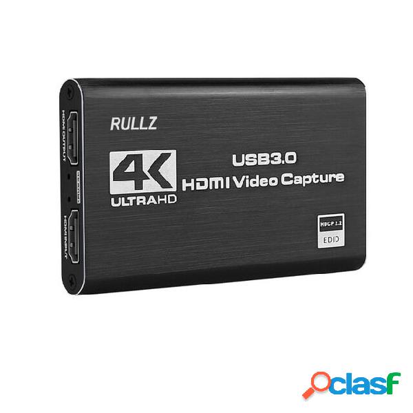 Bakeey HDMI Video Capture Card 1080P 60fps 4K 60HZ Loop Out