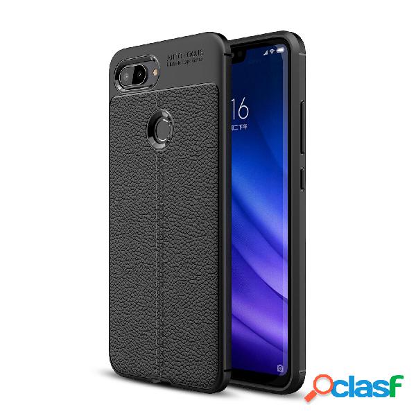Bakeey™ Litchi Pattern Shockproof Soft TPU Cover