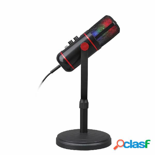 Bakeey MC-200 USB Microphone with RGB Breathing Light