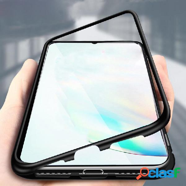 Bakeey Magnetic Adsorption Metal Tempered Glass Protective