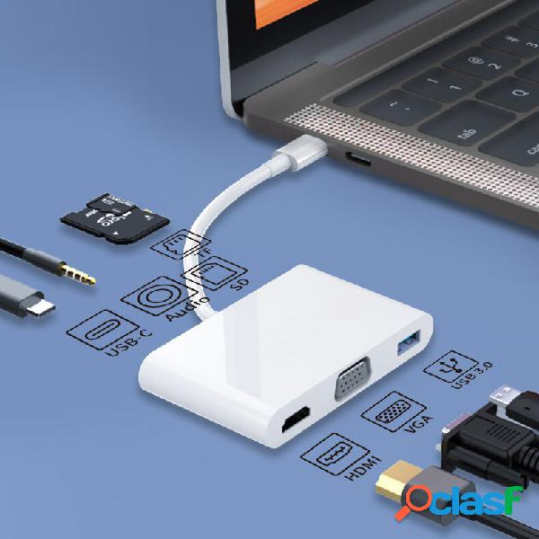 Bakeey Multifunctional Type-C Hub Docking Station Adapter