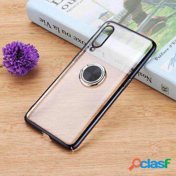 Bakeey Ring Holder Color Plating Hard PC Protective Case For