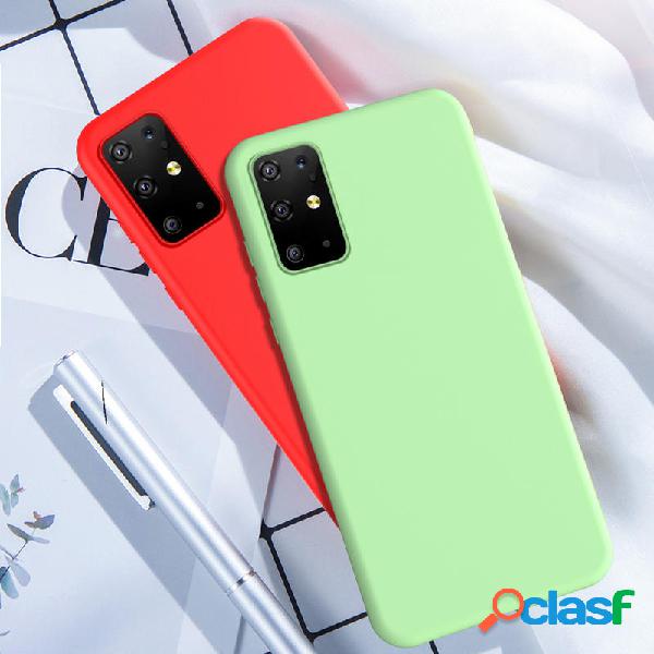 Bakeey Smooth Shockproof Soft Liquid Silicone Rubber Back