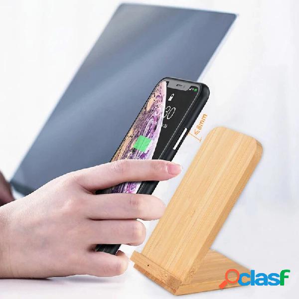 Bakeey TOVYS-200 10W Qi Wireless Charging Bamboo Wooden