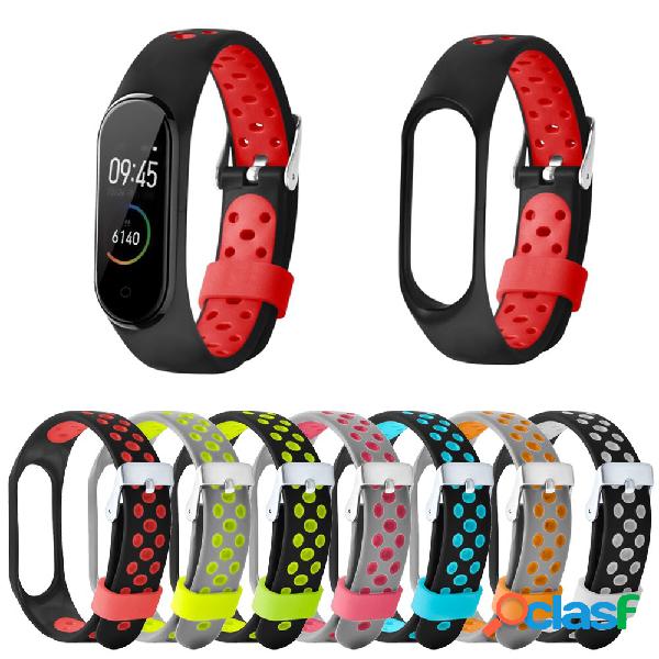 Bakeey Two-color Stomata Anti-lost Smart Watch Band