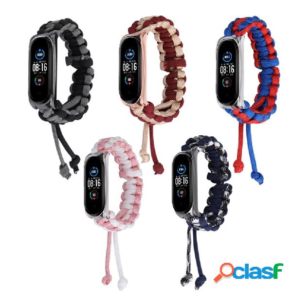 Bakeey Umbrella Cord Braided Adjustable Smart Watch Band