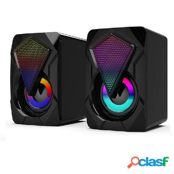 Bakeey X2 Stereo Sound Surround Loudspeaker with RGB Light