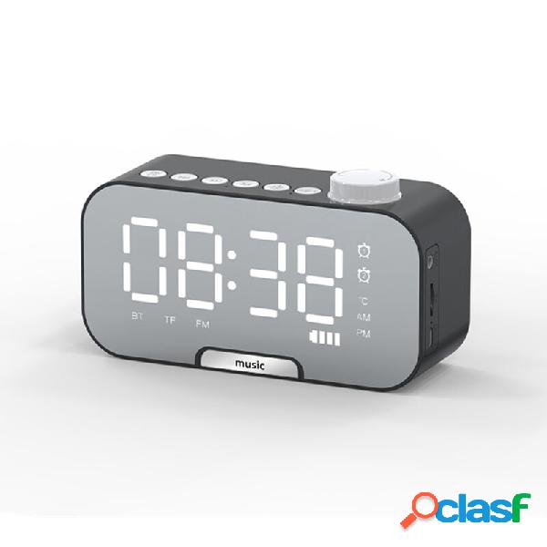 Bakeey Z5 Alarm Clock Wireless bluetooth Speaker Portable