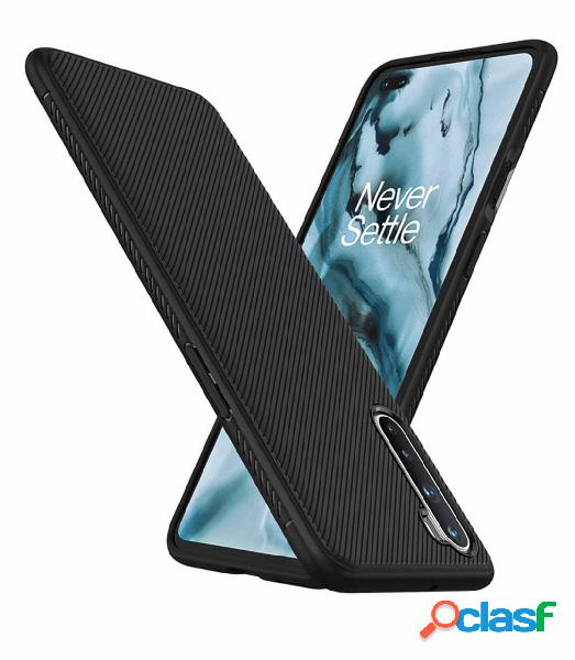 Bakeey for OnePlus Nord Case Carbon Fiber Texture Slim Soft