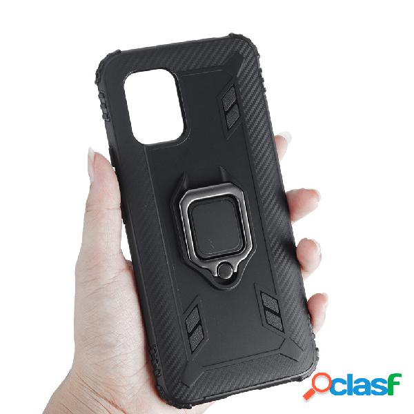 Bakeey for Xiaomi Mi 10 Lite Case Carbon Fiber Pattern Armor