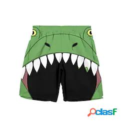 Bambino Da ragazzo Pantaloncini Verde Blu Viola Dinosauro