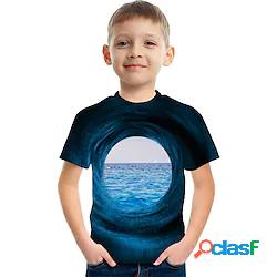 Bambino Da ragazzo T-shirt Manica corta Pop art 3D Print
