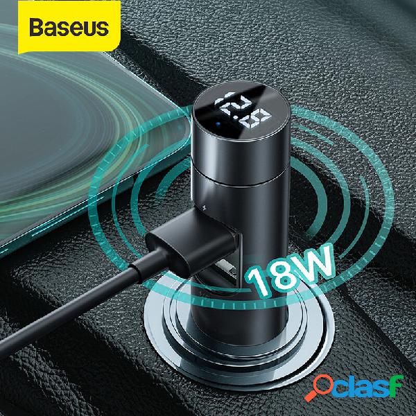 Baseus Car 3.1A PPS Quick Charge Dual USB Charger bluetooth