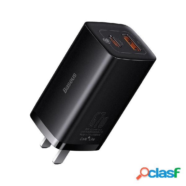 Baseus GaN3 Lite 67W GaN Wall Charger Type-C + USB-A Port