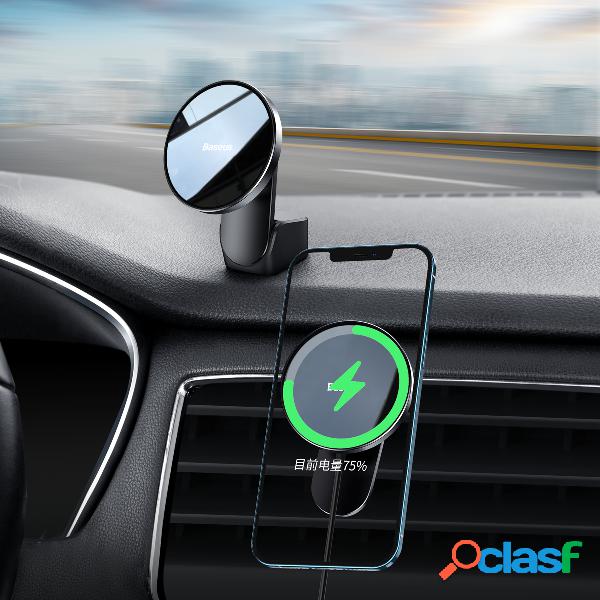 Baseus Magnetic 15W Qi Wireless Charger Automatic Clamping