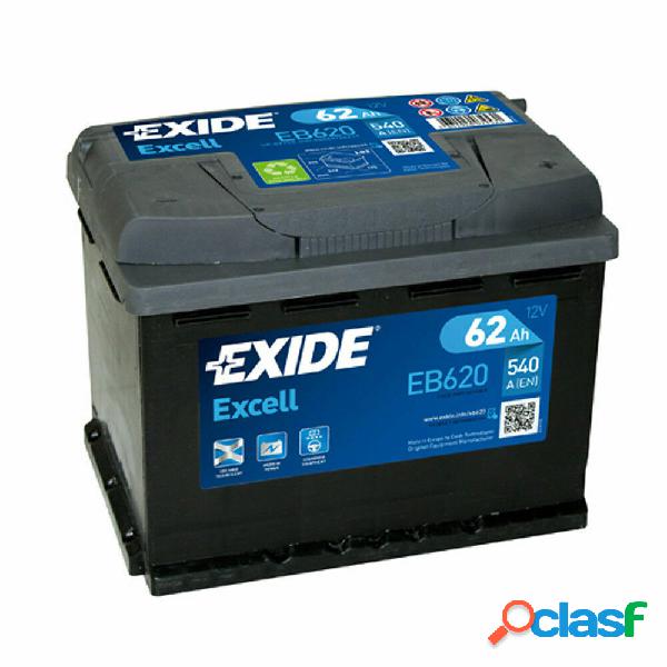 Batteria Auto Exide 62 Ah 540A Excell 60 ah Bosch Fiamm
