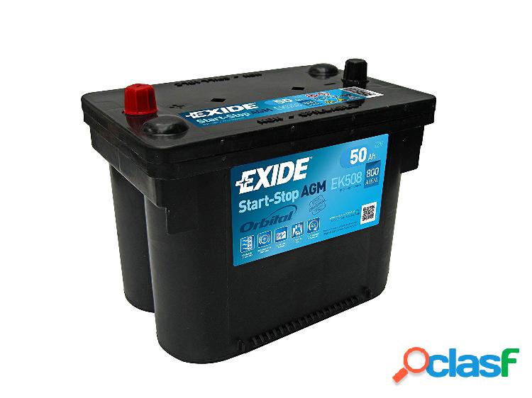 Batteria Auto Exide Agm 50 Ah 800A Start-Stop 12v FIAT