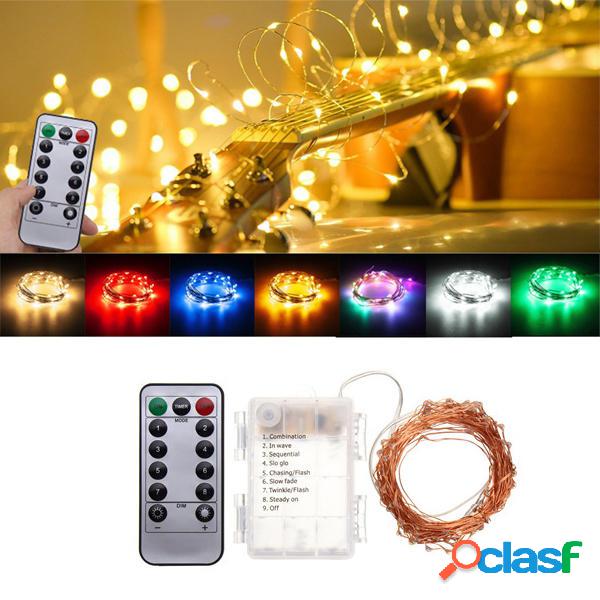 Battery Powered 10M 100LEDs Waterproof Copper Wire Fairy