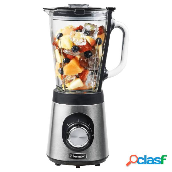 Bestron Frullatore ABL800STE 1,5 L 500 W in Acciaio Inox
