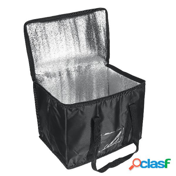 Black Oxford Cloth Insulation Bag Takeaway Storage Cnternal
