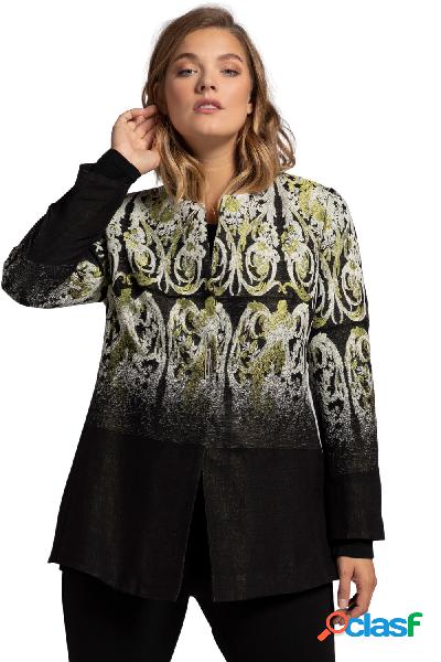 Blazer, Jacquard con effetto di colore, maniche lunghe,