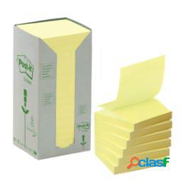 Blocco Post it Z Notes Green - giallo - 76 x 76mm - 100