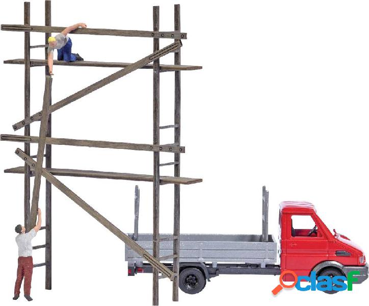 Busch 7901 H0 Iveco Furgone DALY con impalcatura e 2