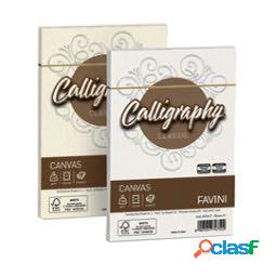 Busta Calligraphy Canvas - 120 x 180 mm - 100 gr - bianco 01