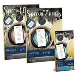 Busta Special Events metal - bianco - 110 x 220mm - 120gr -